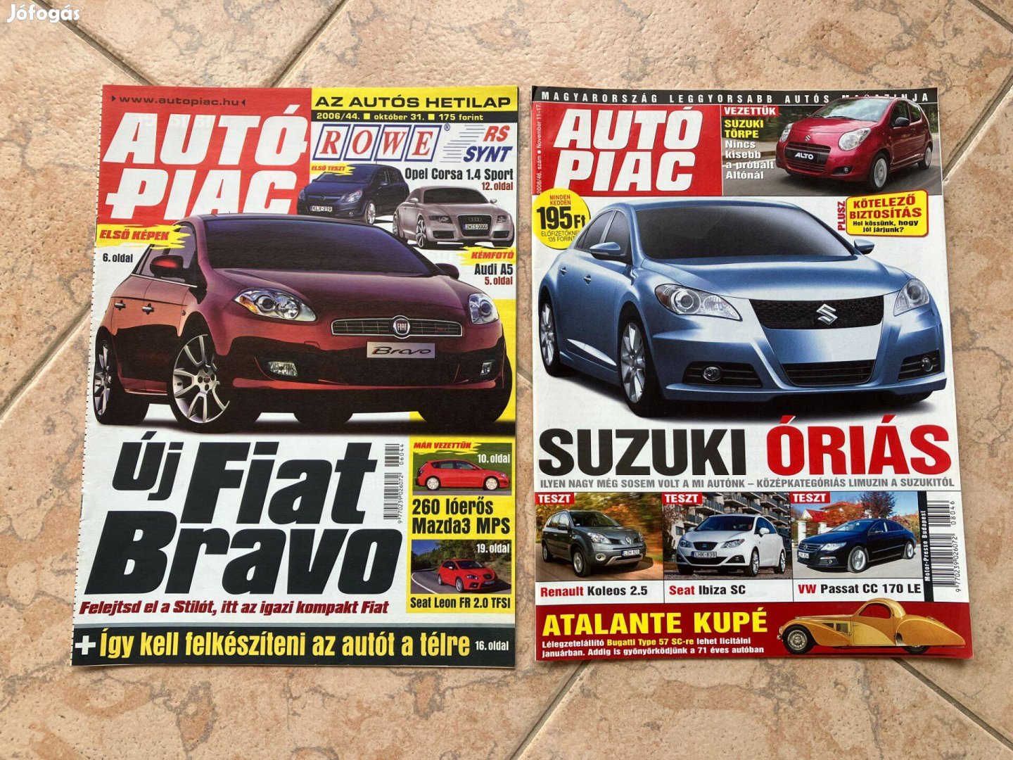 Autó Piac magazin 2006-2009 egyes példányai
