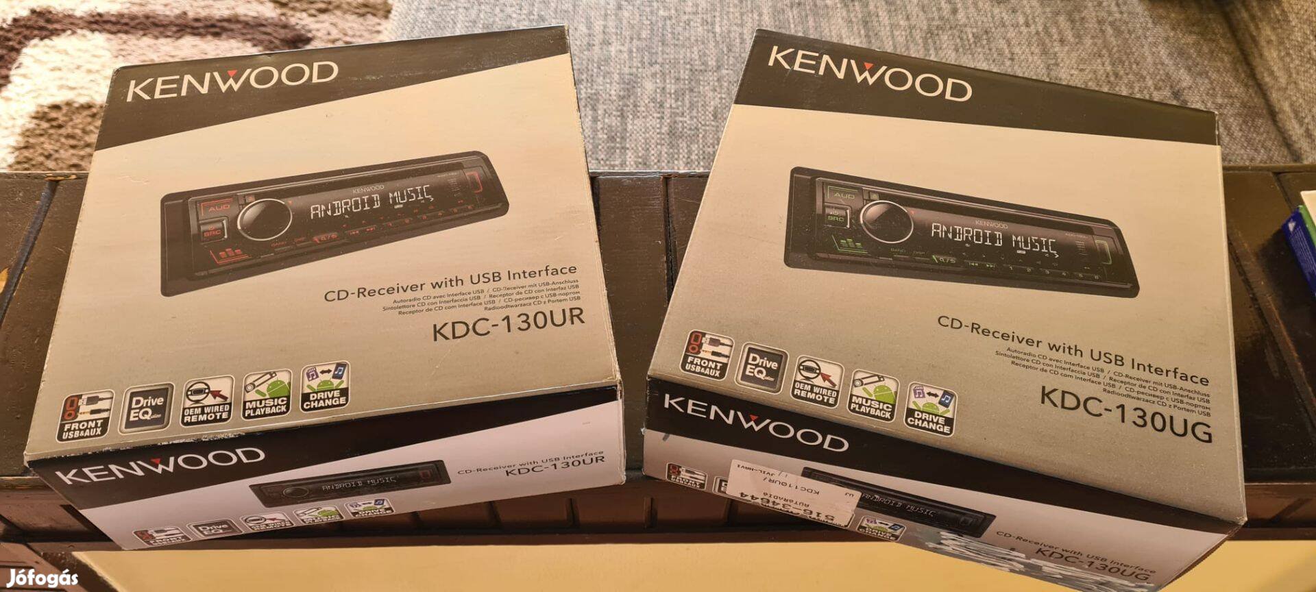 Autó cd-s magnó Kenwood android music