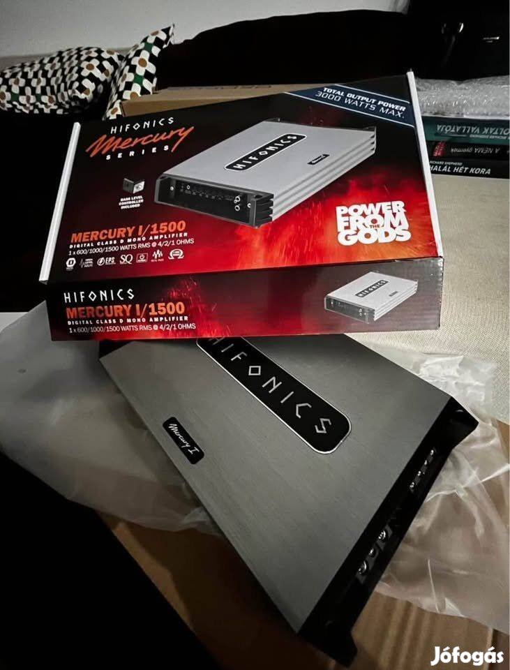 Autó erősítő (Hifonics Mercury I/1500 Evo)