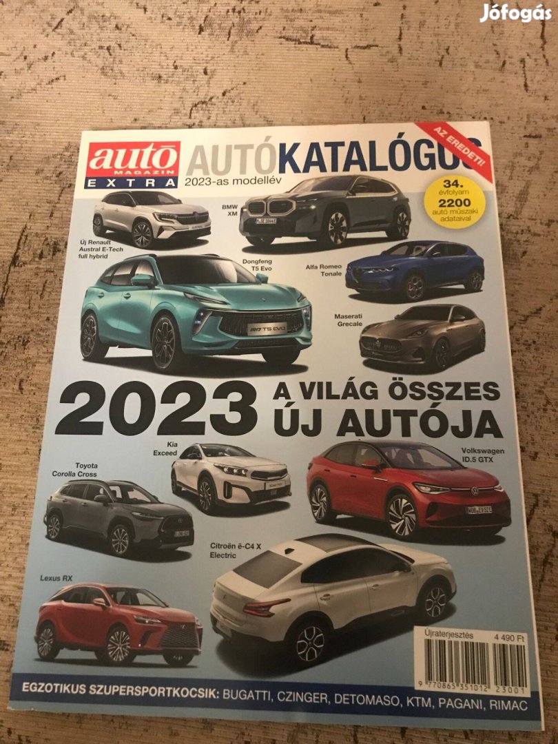 Autó katalógus 2023