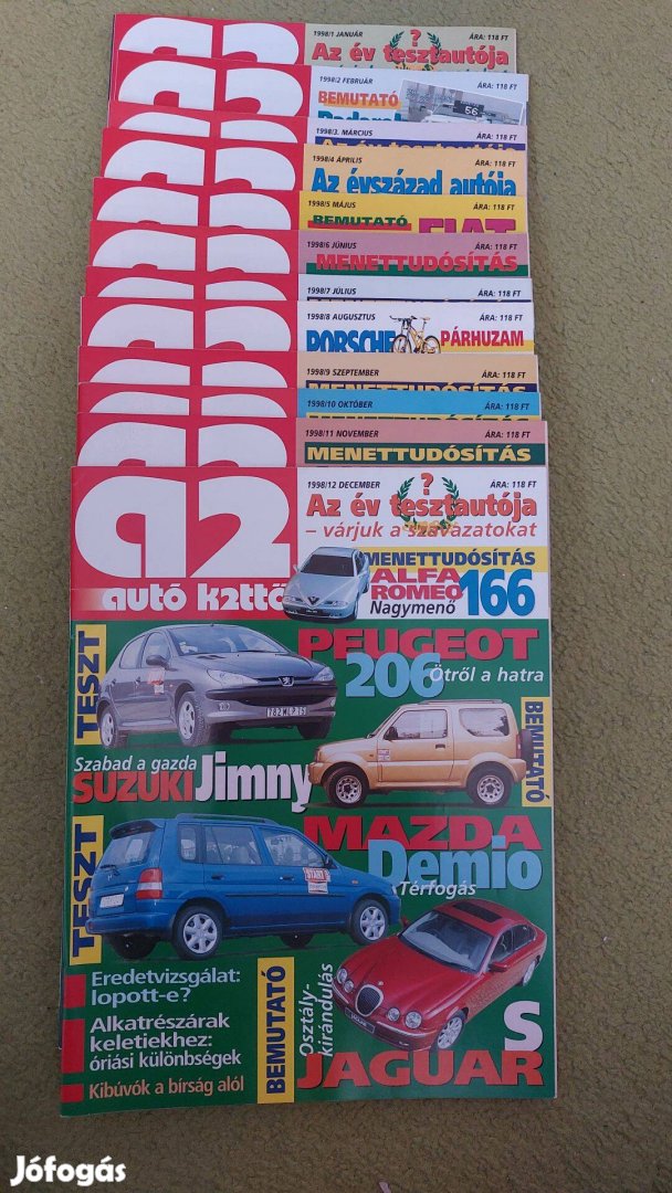 Autó kettő magazinok