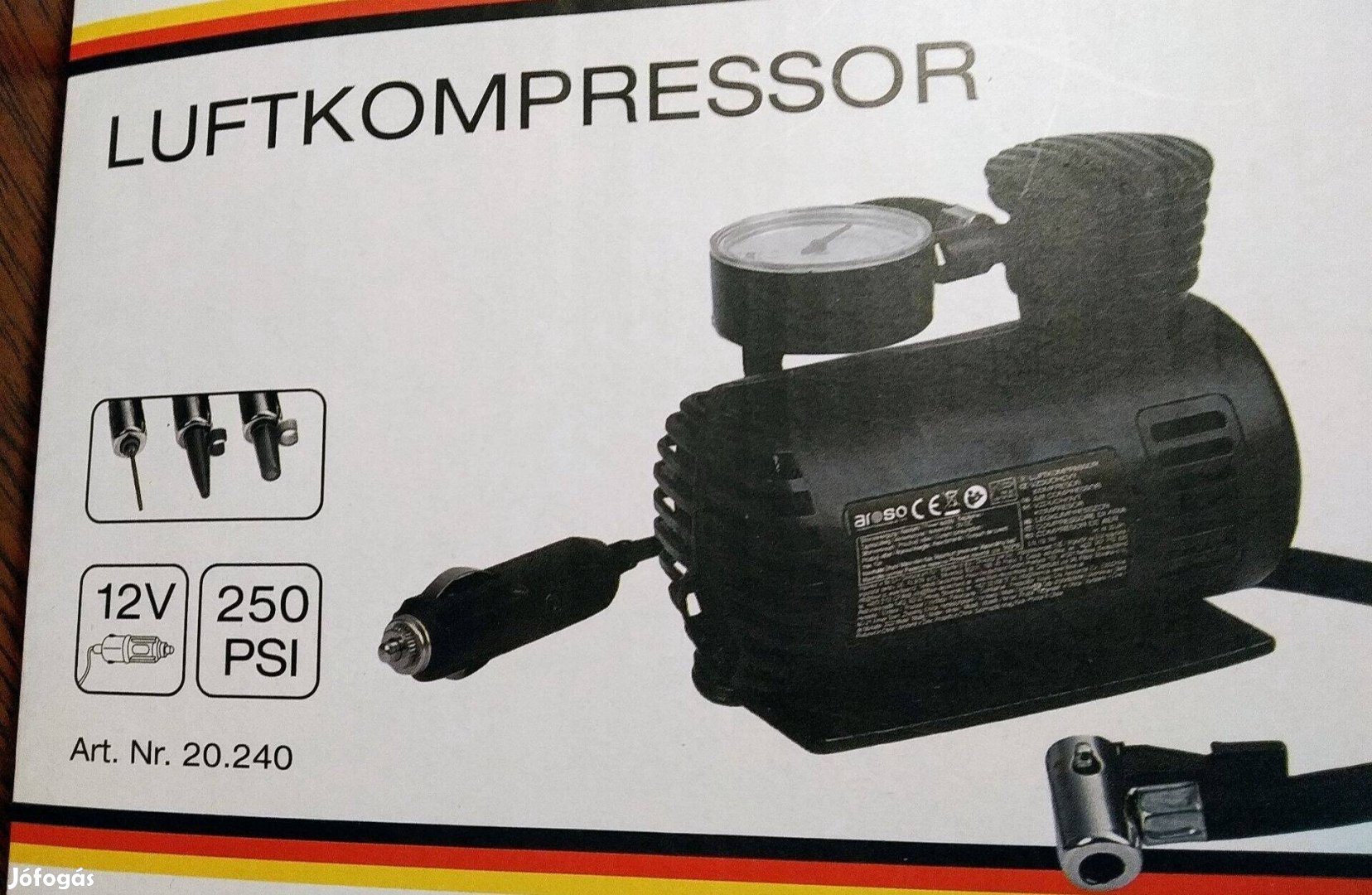 Autó kompresszor 12 v új