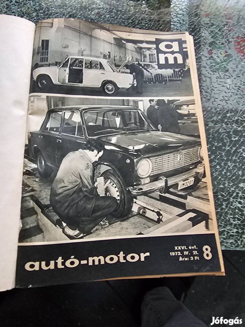 Autó-motor újság, kötetben. 1973.04 -1976.12.