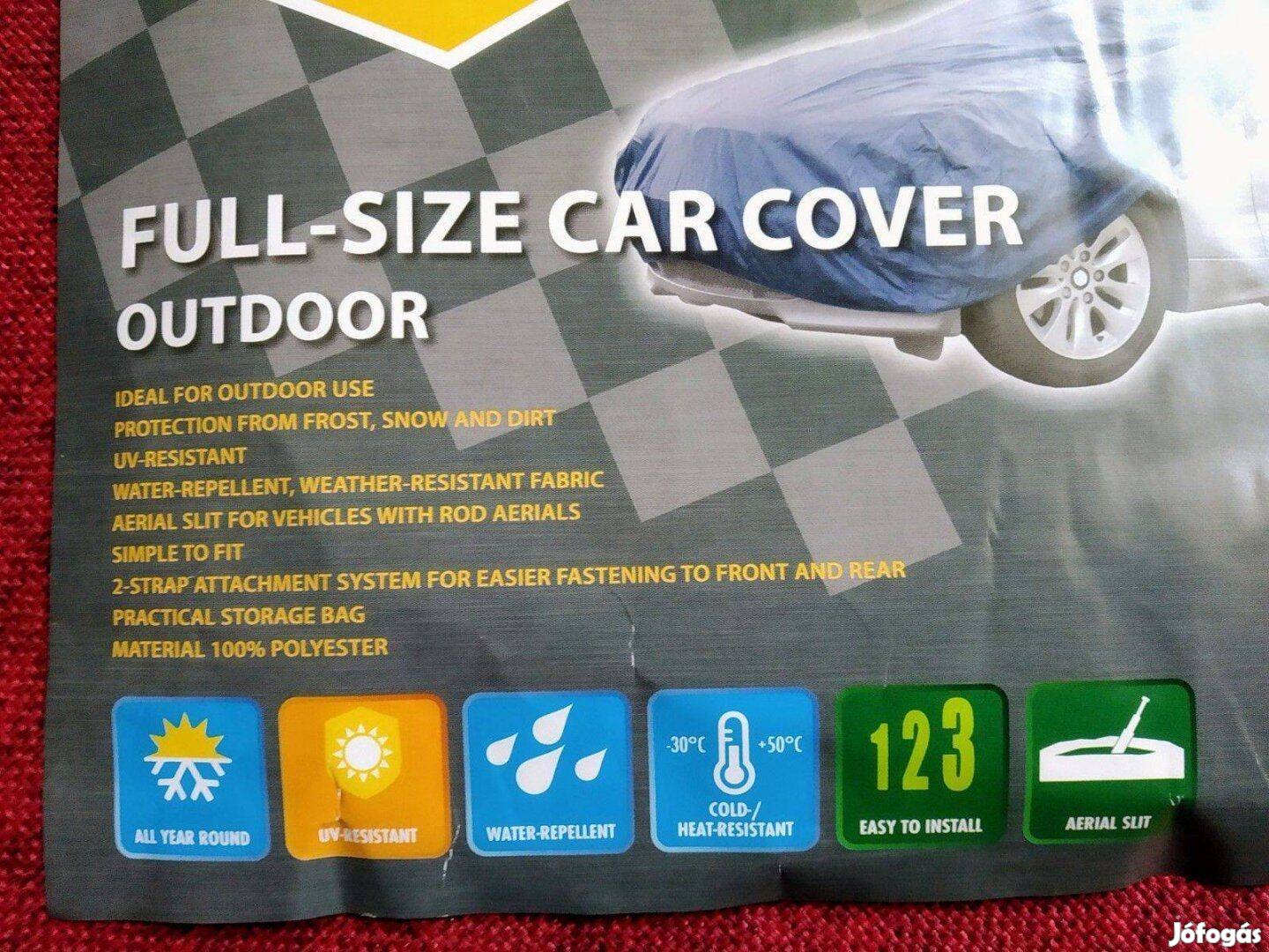 Autó ponyva Mobil Garázs ponyvagarázs autó 432x165x120cm+50-től Mínusz