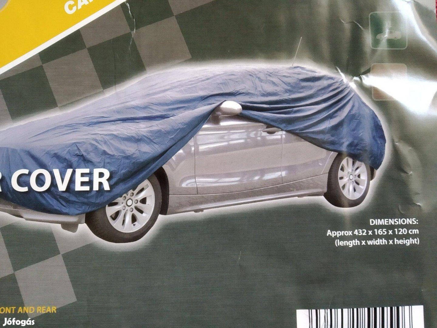 Autó ponyva Mobil Garázs ponyvagarázs autó 432x165x120cm+50-től Mínusz