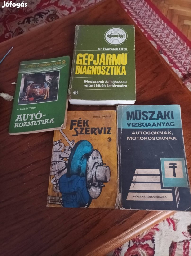 Autó szerelési könyv csomag eladó 