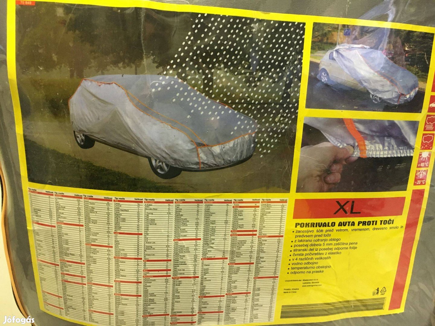 Auto takaróponyva (jég,meleg ,hideg ellen)