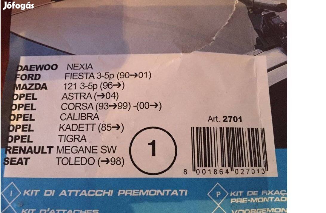 Autó tetőcsomagtartó