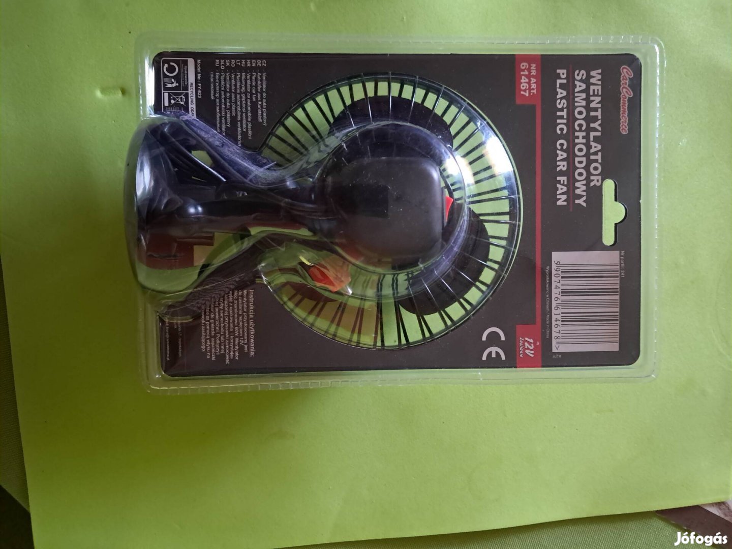 Autó ventilátor
