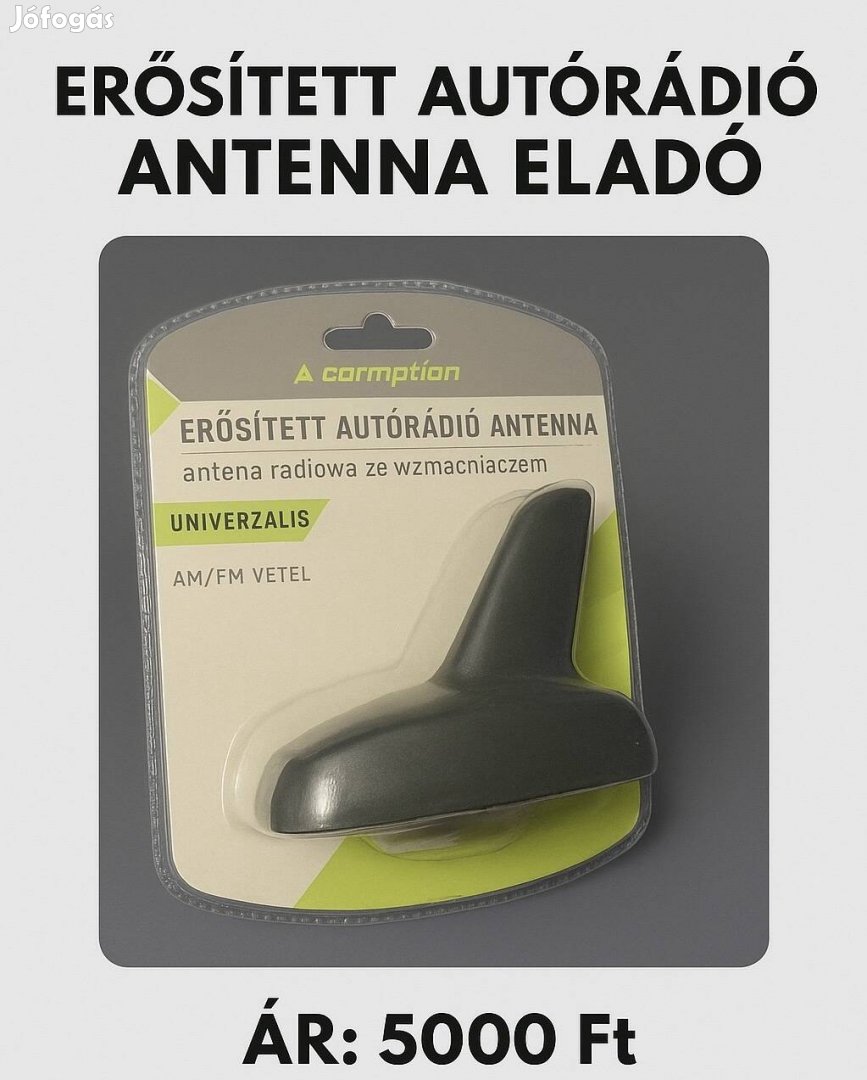 Autóantenna(cápauszony)