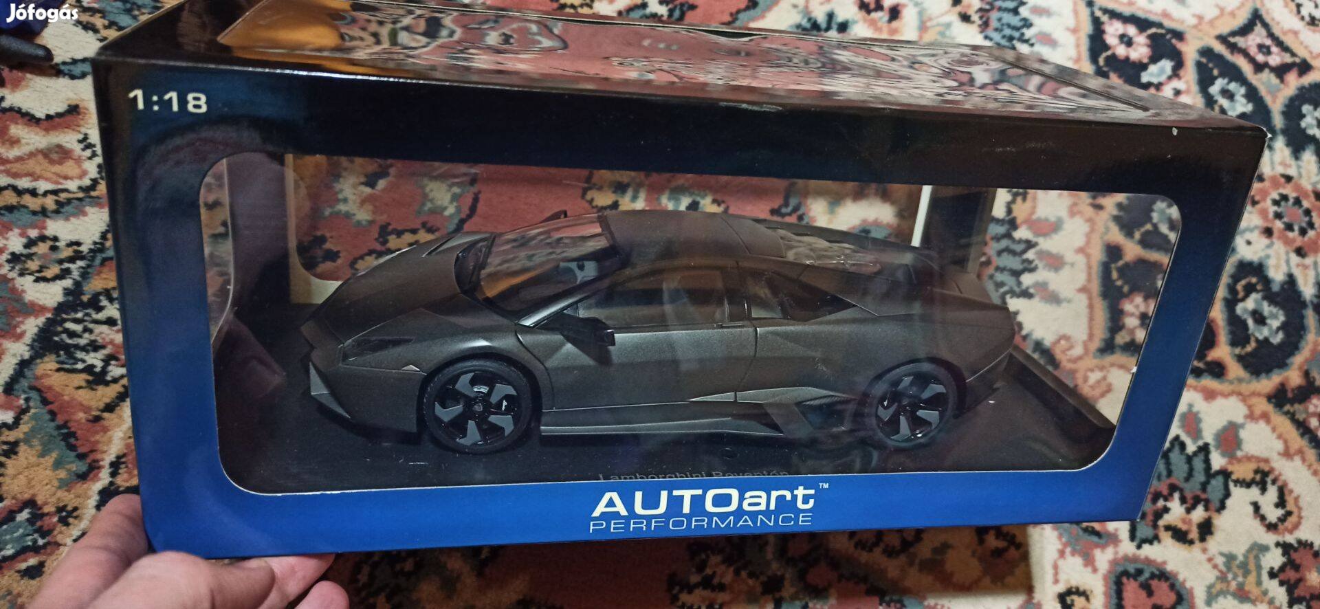 Autoart Millennium Lamborghini Reventón 1:18 (Matt szürke,Ritka!!)