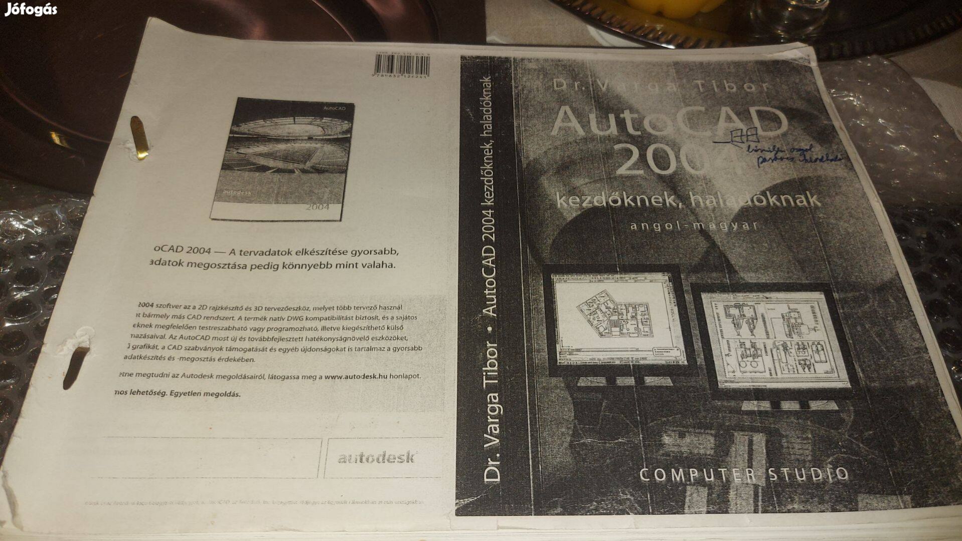 Autocad könyv 990Ft akár ingyen szállítással