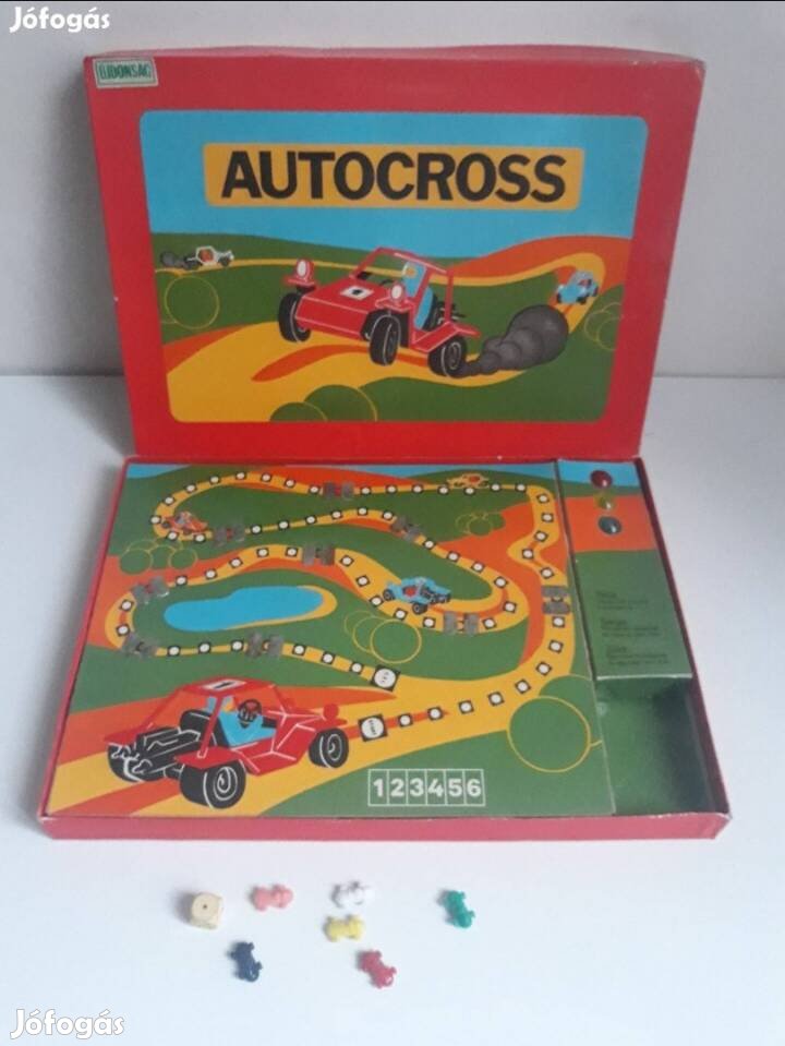 Autocross retro társasjáték