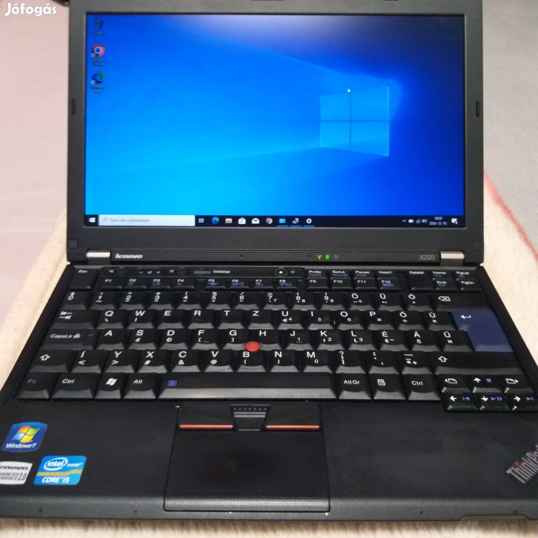 Autódiagnosztikára!Lenovo X220 laptopi5 2520M processzopr 4gb memória