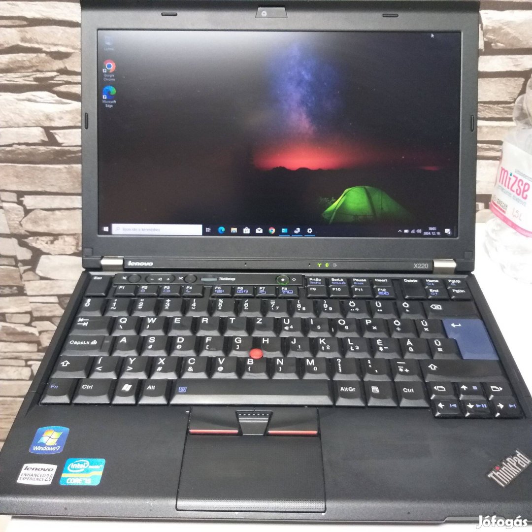 Autódiagnosztikára is! Lenovo X220 ssd-vel! új akkuval!