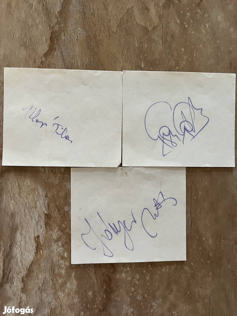 Autogrammok eredeti