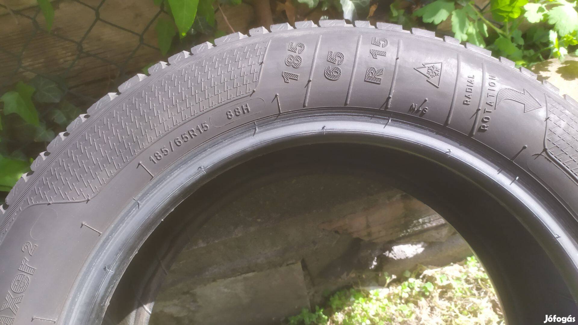 Autógumi Kleber Quadraxer 185/65/R15 2db használt téli gumiabroncs