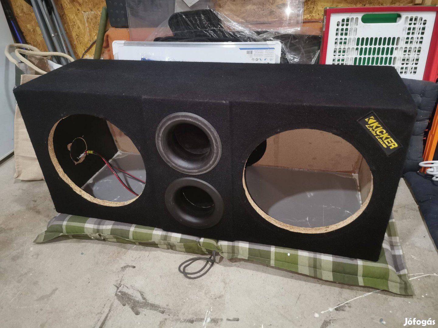 Autohifi hifi Dupla 30cm-es dupla portos mélyláda