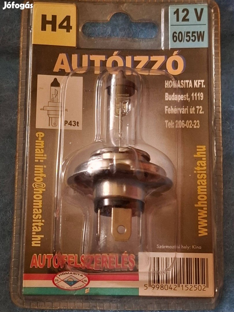 Autóizzó H4 12V 55W