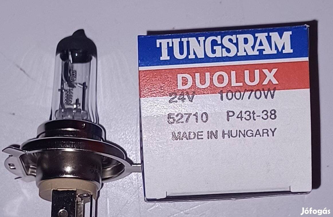 Autóizzó H4 24V 100/70 W P43t-38 (5 db egyben)TUNGSRAM