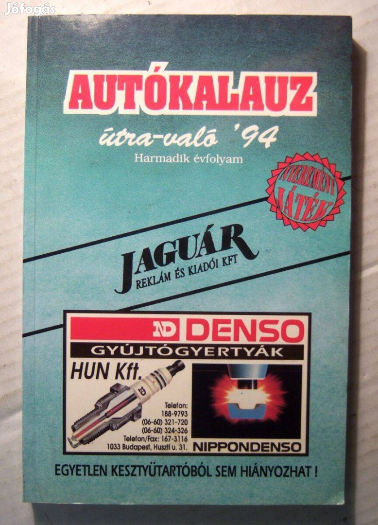 Autókalauz Útra-Való '94 (1994) 6kép+tartalom