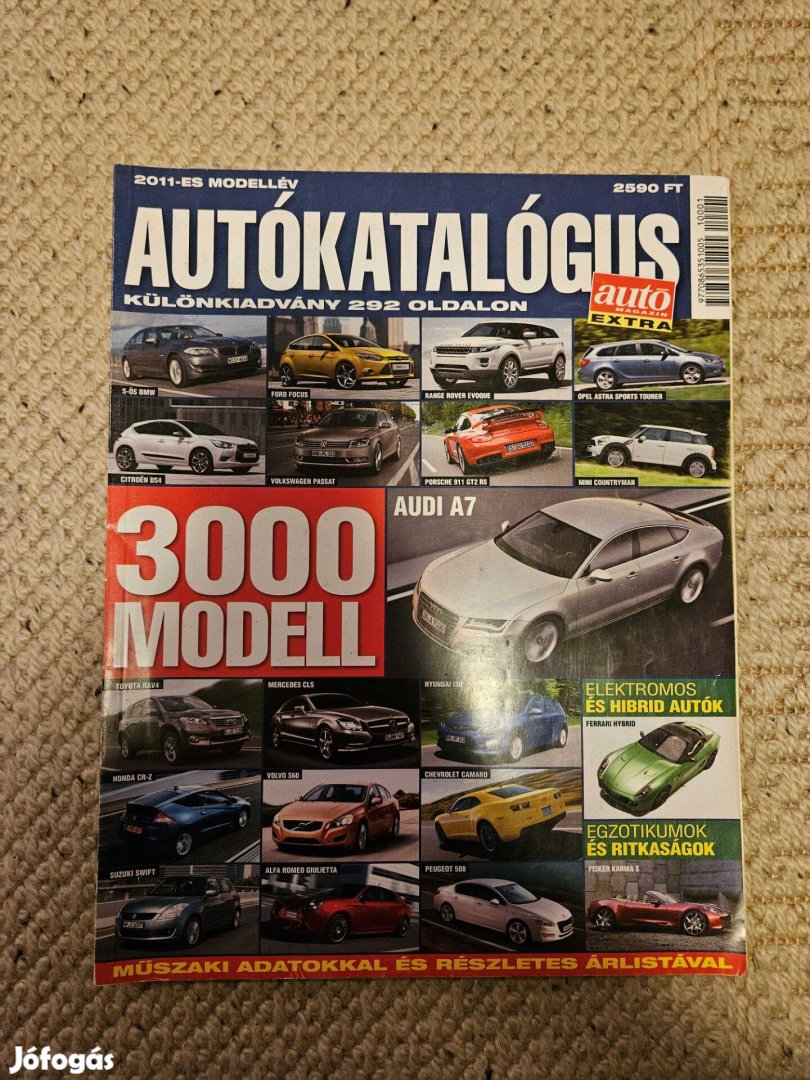 Autókatalógus magazinok