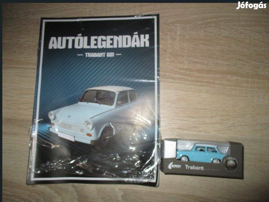 Autólegendák Trabant autó + újság