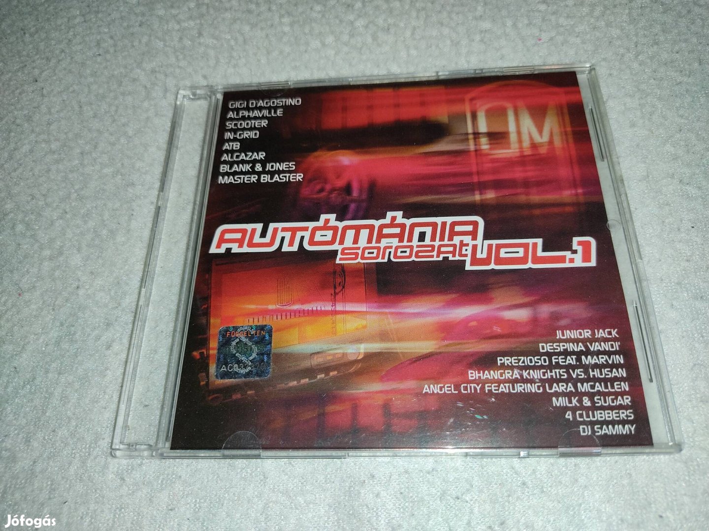 Autómánia Vol.1 Promo CD (Scooter,ATB,DJ Sammy,Master Blaster)