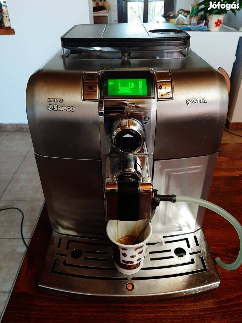 Automata darálós kávégép Philips- Saeco Sintya-inox