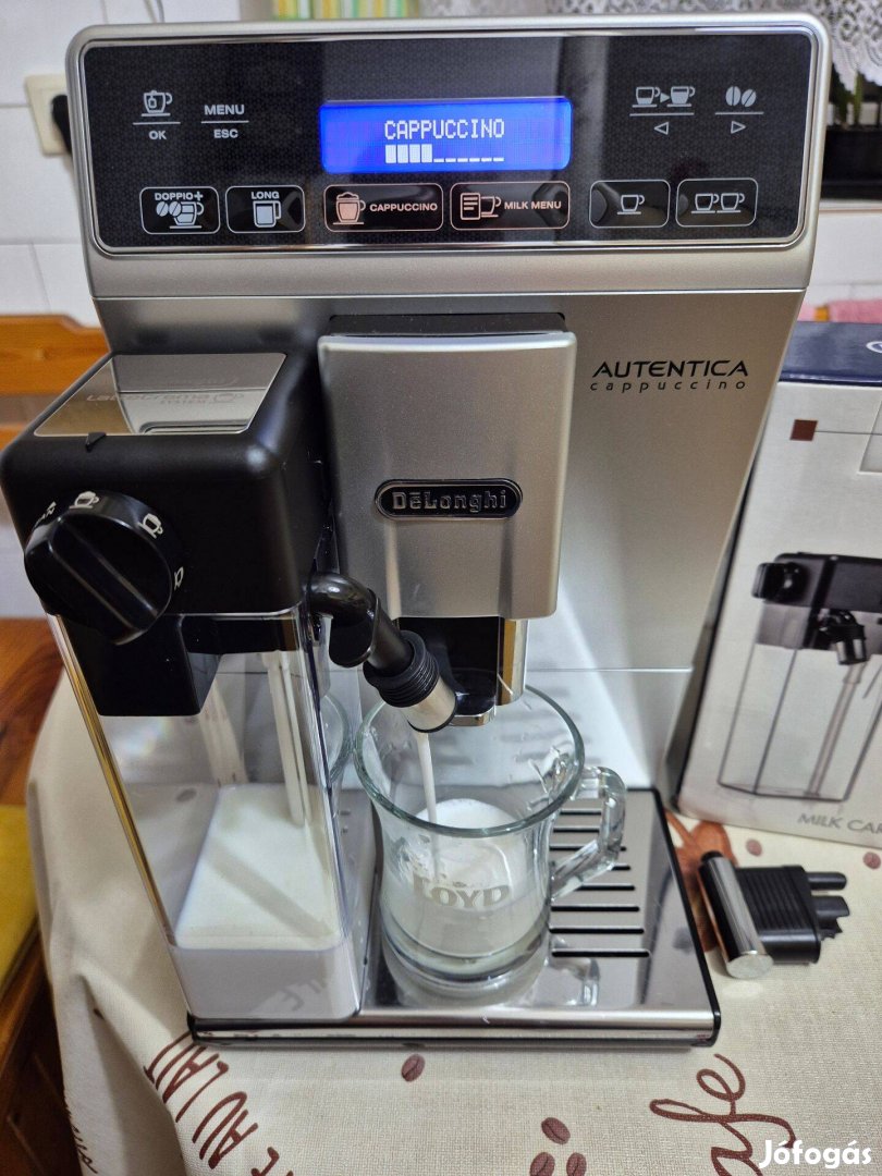 Automata kávéfőző kávégép Delonghi ingyen futár jura