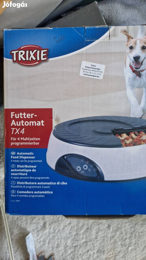 Automata kutya, cica, egyéb állat etető