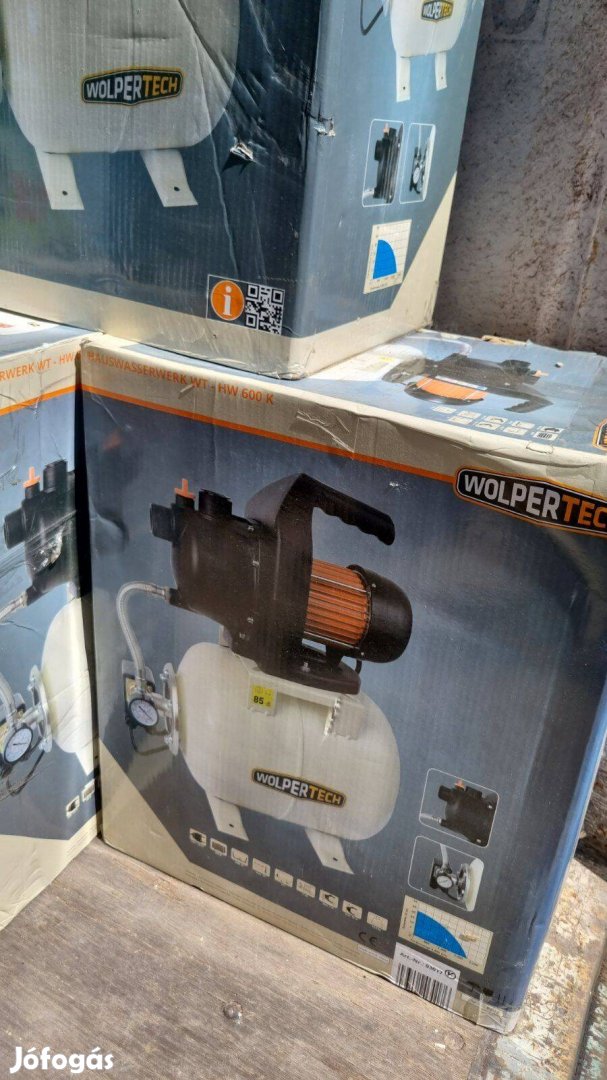 Automata nyomáskapcsolóval 600W teljesítményű hidrofor, házi vízmű