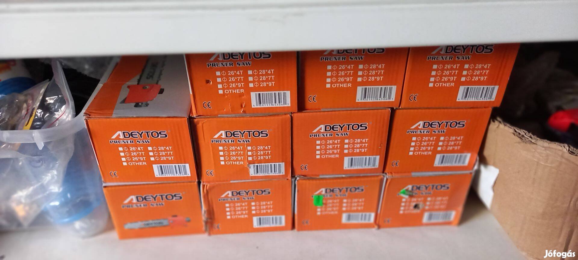 Automata olajozással 9 bordás meghajtószárhoz magassági ágvágó adapter