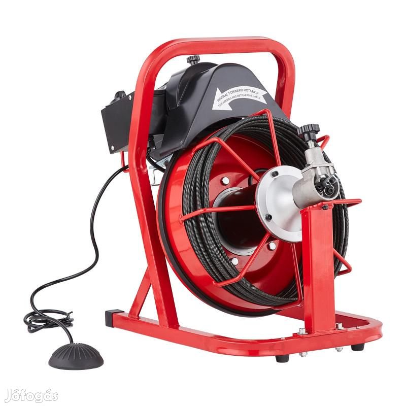 Automatikus Adagolású Elektromos Lefolyó- és Csőtisztító Gép