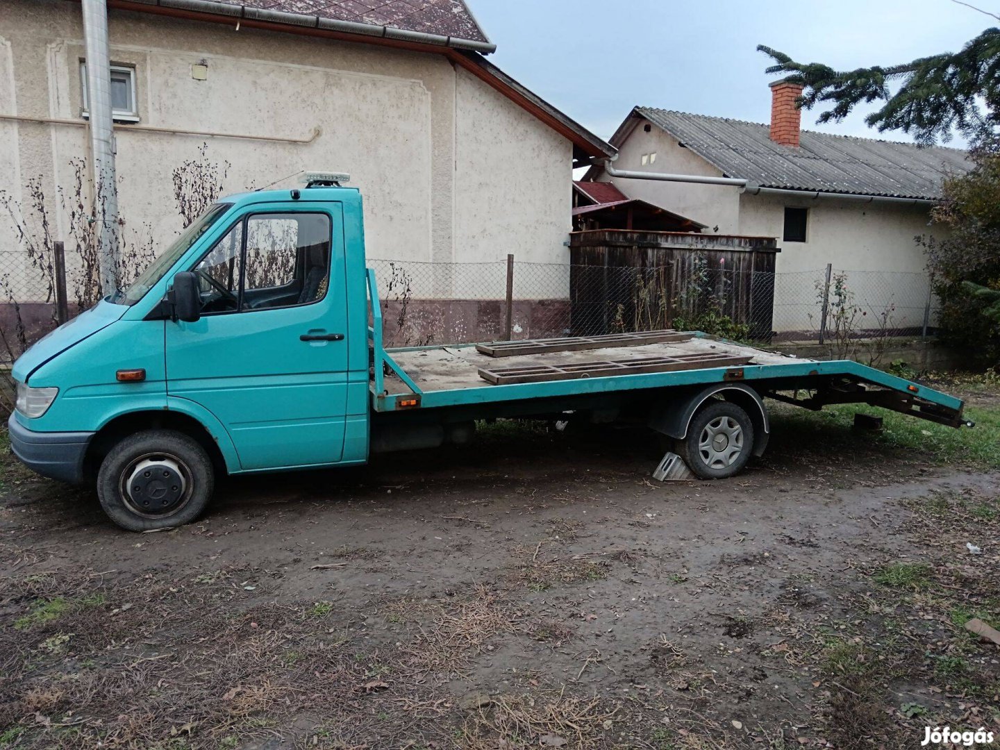 Autómentő, Gépszállító, Járműszállító, Mercedes Sprinter, 412D