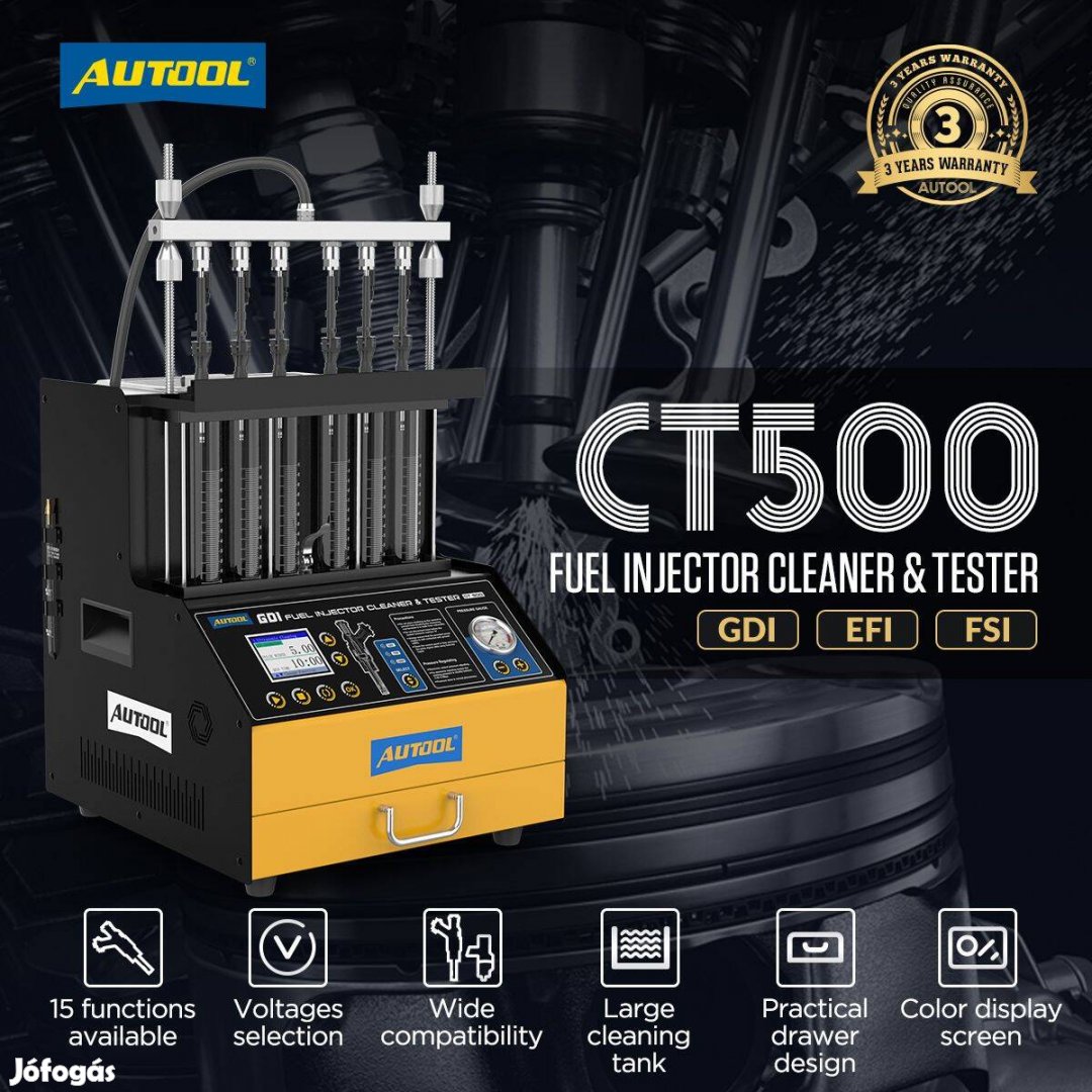 Autool CT500 Injector Tisztító- és ellenőrző készülék