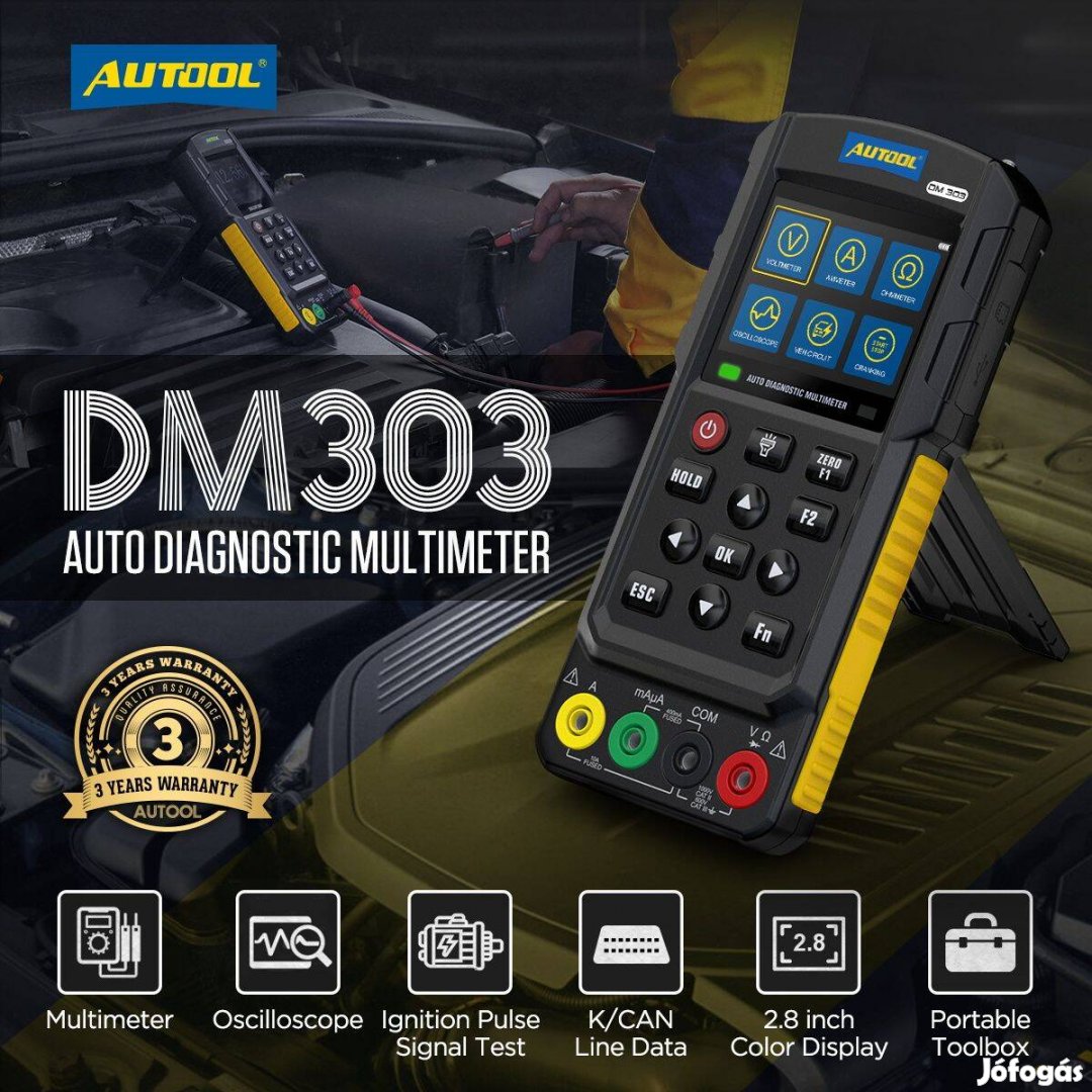Autool DM303 Professzionális Multiméter