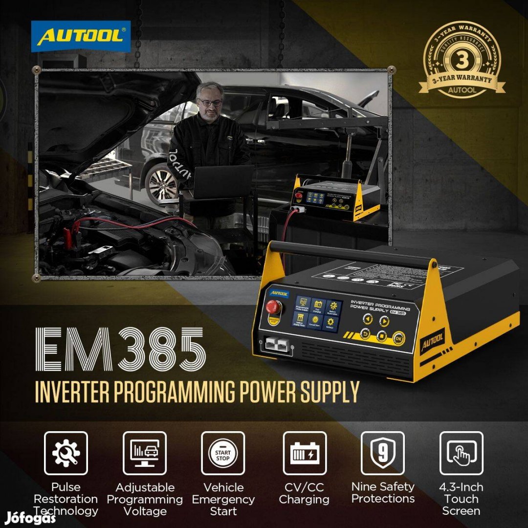 Autool EM385 Professzionális Inverter Akkutöltő