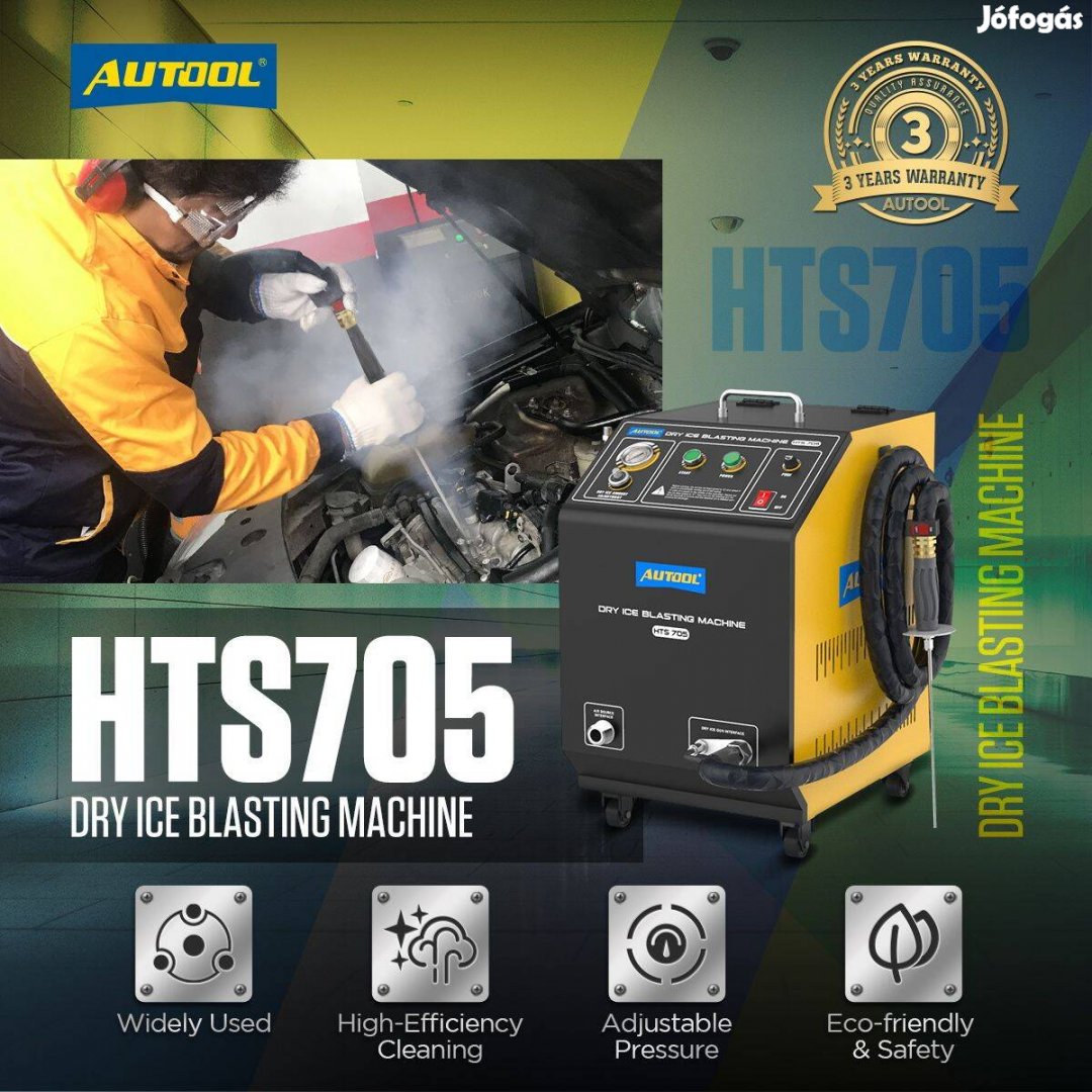 Autool HTS705 Dry Ice Blasting - Szárazjeges tisztító berendezés