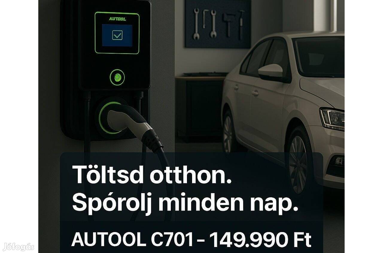 Autool Otthoni Elektromos Autó töltő -20%! 7 kW - fali EV töltőállomás