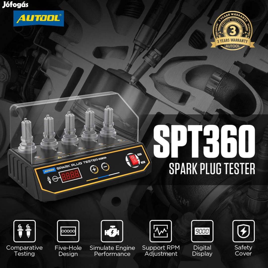 Autool SPT360 gyújtógyertya-tesztelő Spark Plug Tester
