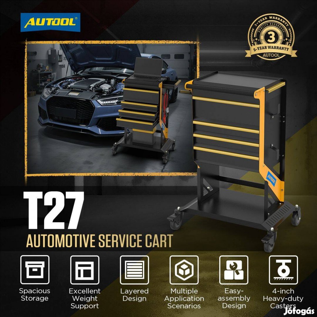 Autool T27 Szervizkocsi Tool Cart T27