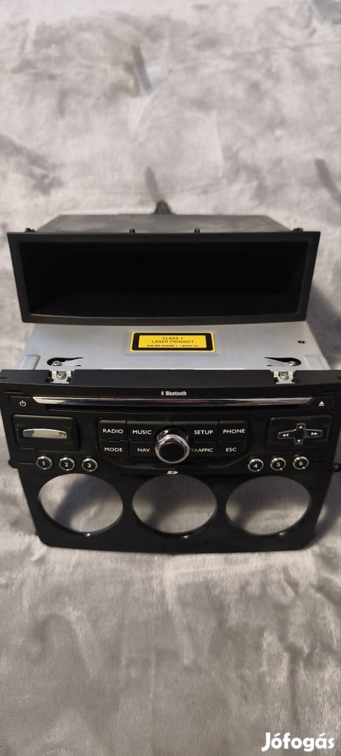 Autórádió Bluetooth Cd, Peugeot fejegység.