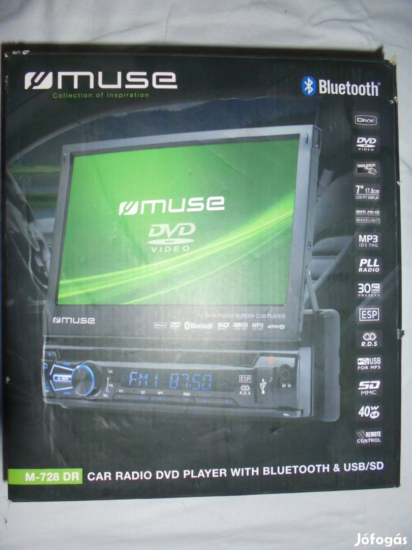 Autoradio DVD Player With BLUETOOTH USB SD