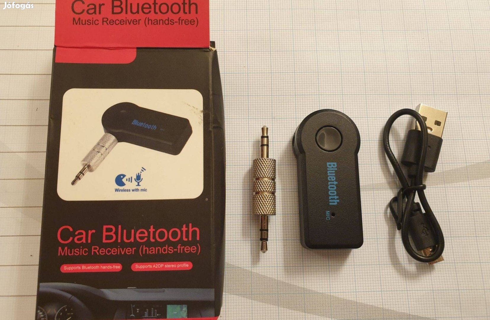 Autós Bluetooth vevő