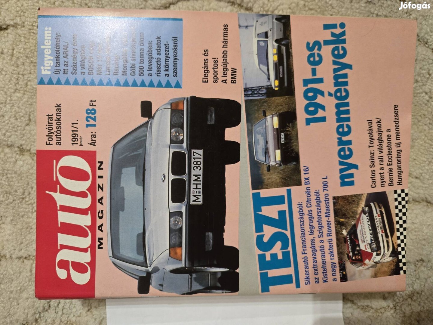 Autós Magazin 1991 egész év(12db)