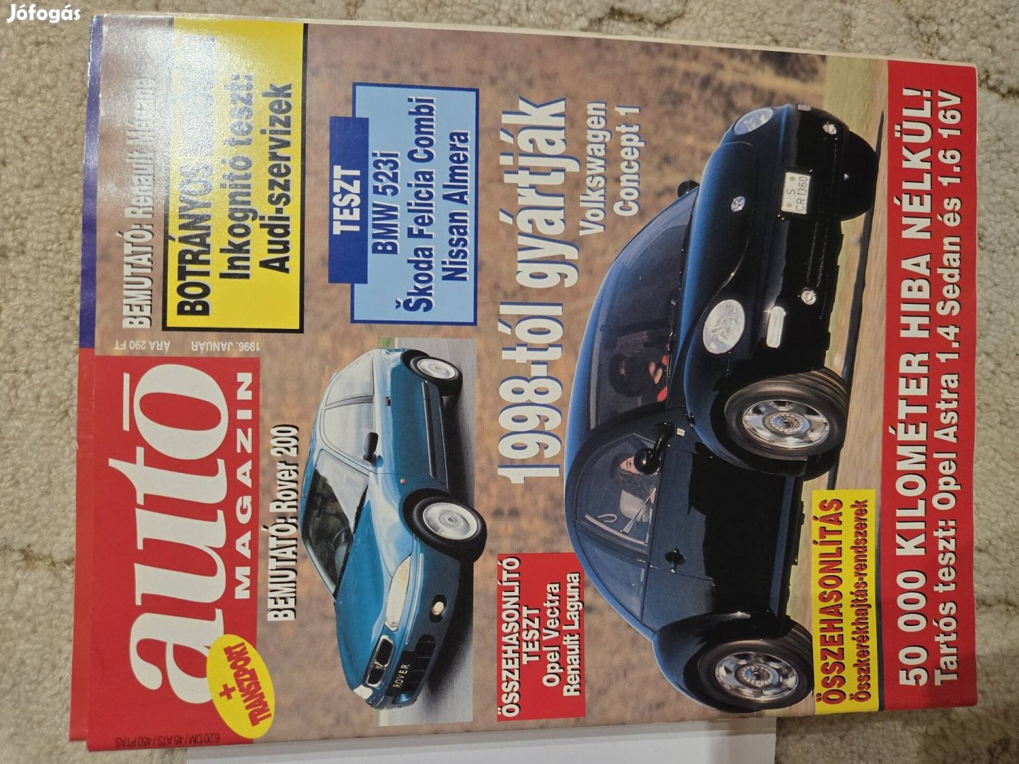 Autós Magazin 1996 teljes év (12db)