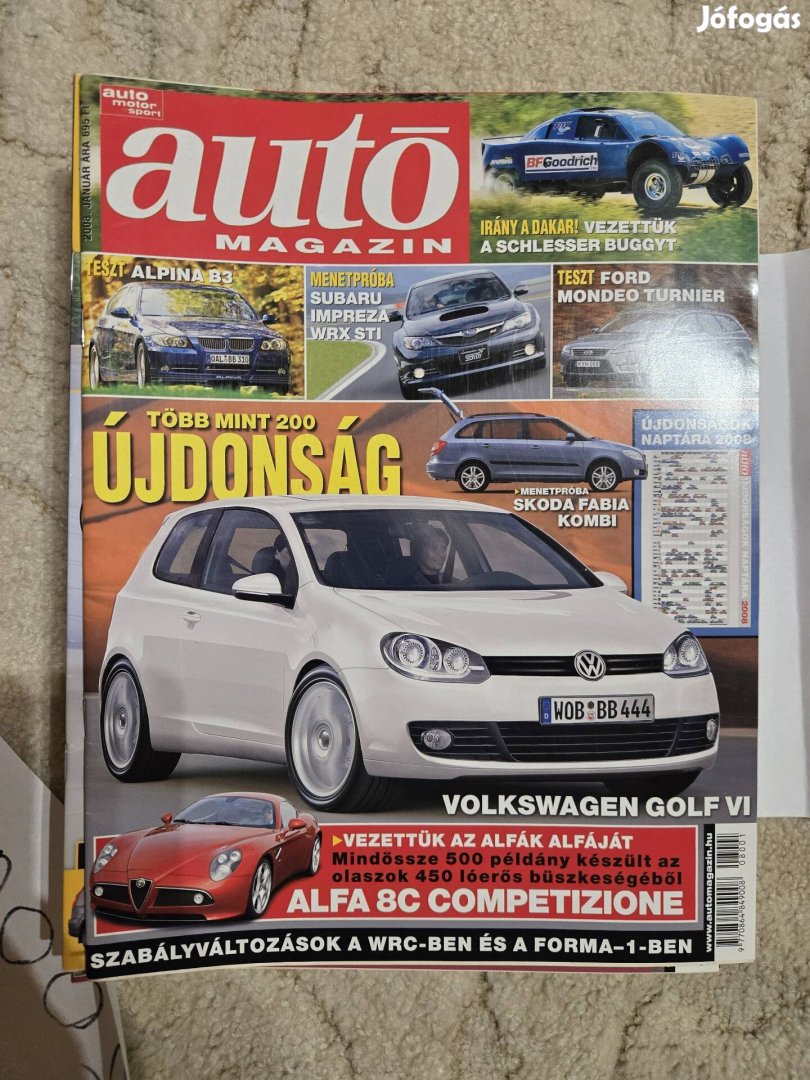 Autós Magazin 2008 teljes év(12db)