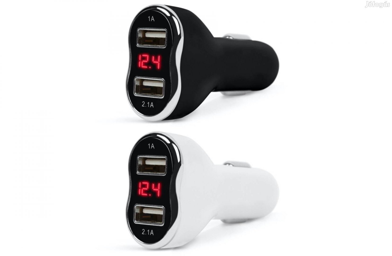 Autós Szivargyújtó adapter szuper gyors töltő dupla USB aljzattal