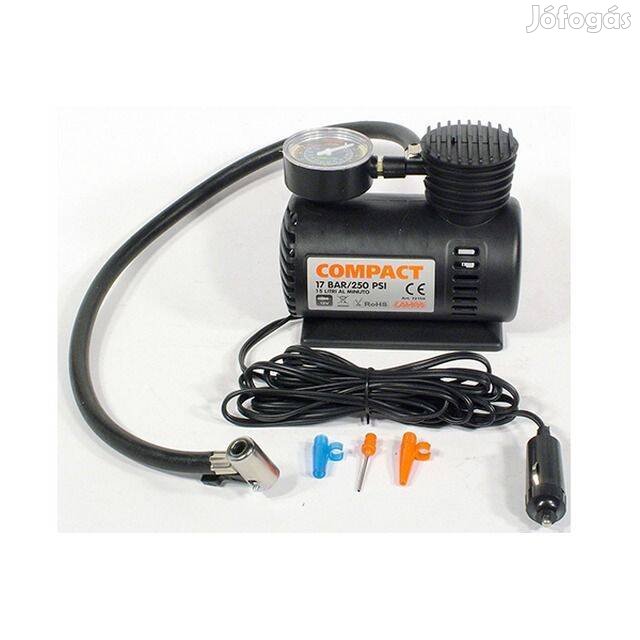 Autós Szivargyújtós mini Kompresszor 12V 250PSI 70W